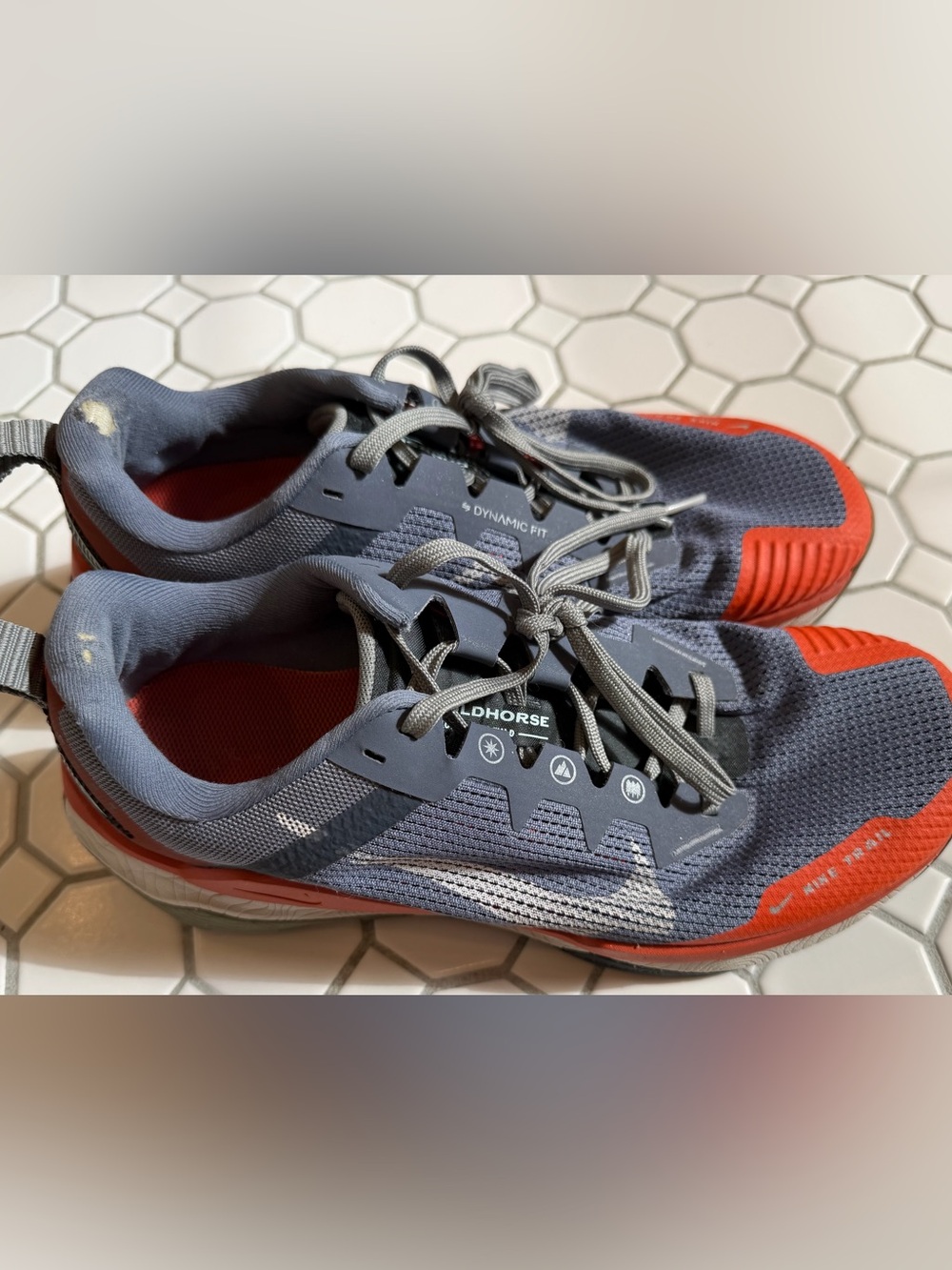 Nike Men’s Wildhorse trail shoes  - Purple-Gray and Orange Accents (M-8/W-9.5)